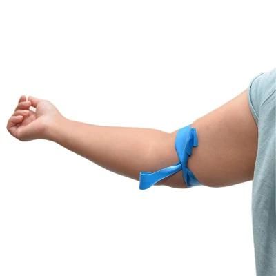 Medical Elastic Disposable Tourniquet Roll Disposable Tourniquet Blue Cuff Rubber