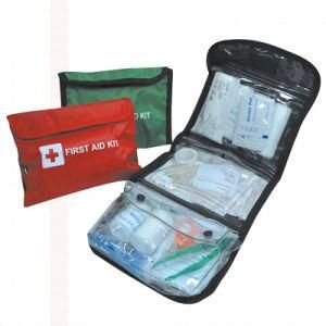 Tactical First Aid Kit for Driving Traveling Outdoor Home Using Red Portable First Aid Kit with Supplies
