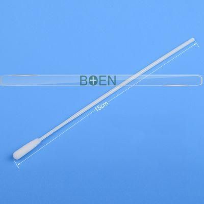 Disposable Sterile DNA Test Sample Collection Swab Nylon Flocked Swab Nylon Oral Swab with 30mm Break Point
