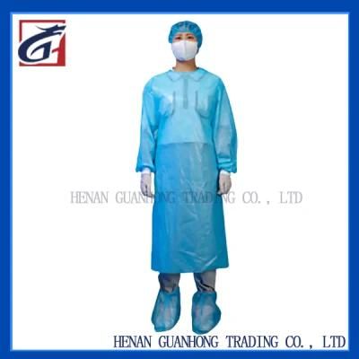 Disposable Medical Isolation Gown AAMI Level 1 Pppe Non-Woven Fabric 45g
