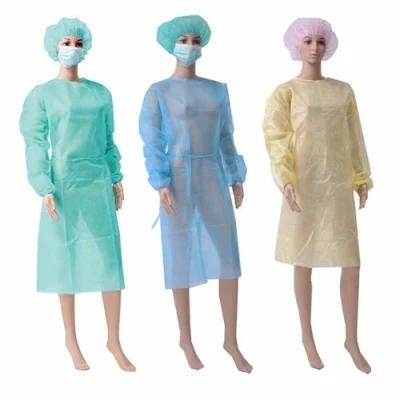 Wholesale Isolation Gowns Level 2 Laminated PP PE Disposable Gowns