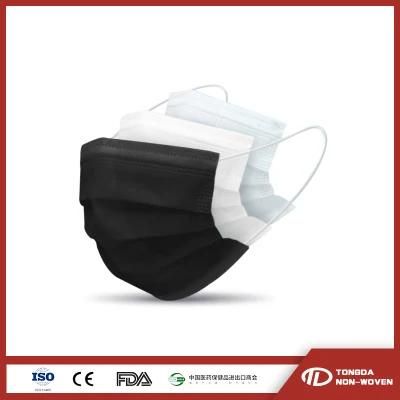 Medical Mask Surgical Mask 3ply Disposable Face Mask Non Woven 3 Ply in Stock Face Shield