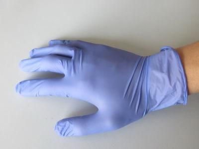 Disposable Purple and Blue Powder Free Nitrile Gloves for Beauty, Nail, Salon, Tattoo