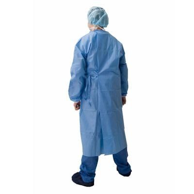 Custom Sterile SMS Non-Woven Surgical Gown Disposable Protective Suit