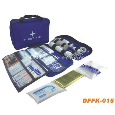 Blue Nylon Bag First Aid Kit Travel Medical Bag