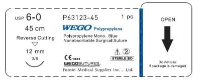 High Quality Polypropylene Surgical Sutures