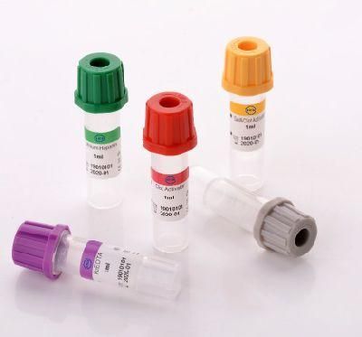 Micro Plain Blood Collection Tube Medical Disposable Mini Blood Collection Tube