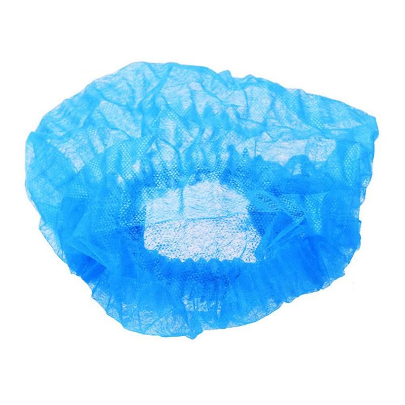 Disposable PP Non Woven Strip Clip Cap Bouffant Head Cover Mop Cap Nonwoven Cap PP Cap Shower Bathing Hotel Cap Strip Cap Round Cap Hair Cap