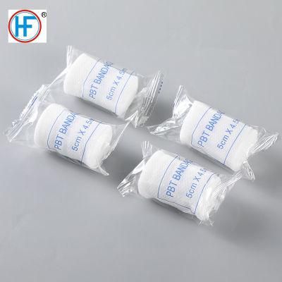 Disposable Medical Sterile Conforming Gauze Roll Bandage Elastic PBT Gauze Bandage with OEM