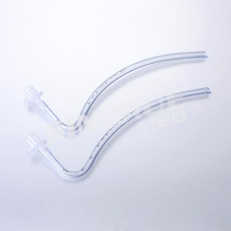 Hospital 3.0mm-10.0mm Disposable Medical Nasal Preformed Tracheal Tube