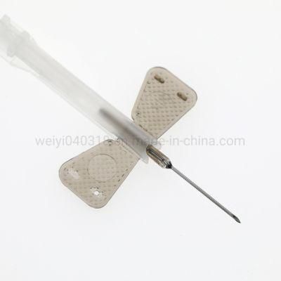 Produce and Supply Medical Disposable Safety Scalp Vein Set Butterfly Injection Needle with Syringe Safety Needle 19g-27g