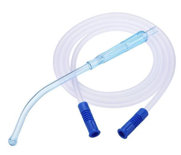 Medical Disposable PVC Flexible Yankauer Suction Handle CE ISO