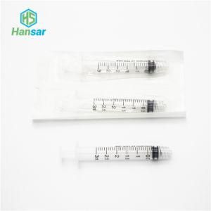 Prefilled X 3ml Nacl Teeth Whitening Dual Barrel Raw Matterial for Disposible Colorful with Cap Medical Syringe