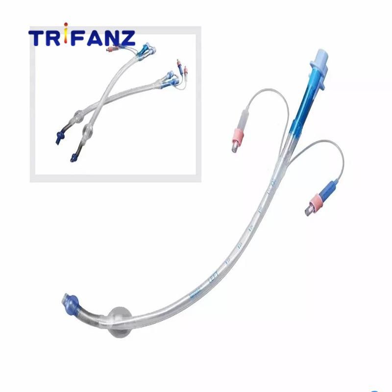 Silicone Disposable Cuffed Double Lumen Endobronchial Tube Right