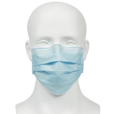 Wholesale 3 or 4 Ply Disposable Elastic Ear Band Anti Splash Bacteria Virus CE En14683 Type I Non-Woven Meltblown Adult Medical Face Mask