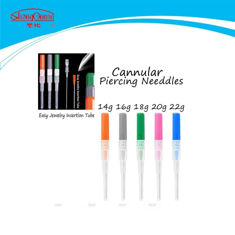 14G 16g 18g 20g 22g 24G Disposable Medical Butterfly IV Drip Catheter for Sale