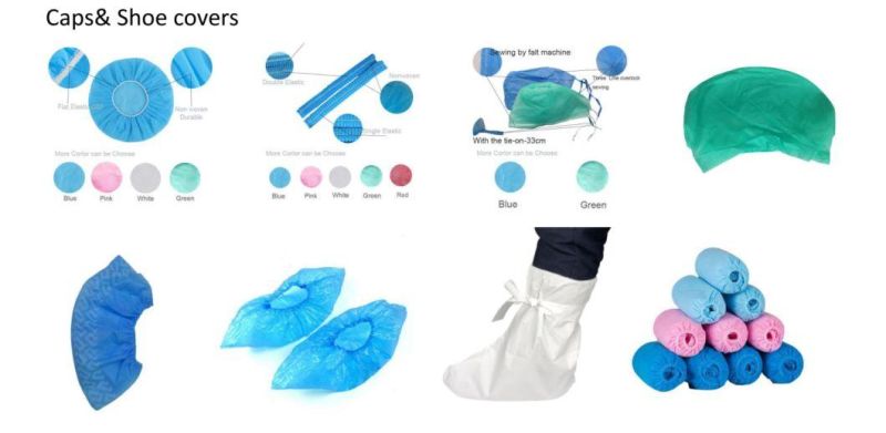 Disposable Protective Overshoes with PP/CPE Material