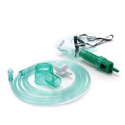 Disposable Medical Grade PVC Transparent with Tubing Oxygen Venturi Mask