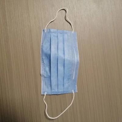 High Quality Good Price Disposable 3 Plys Medical Normal Blue Mask