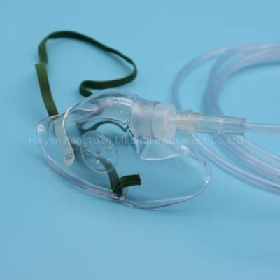 Supplier PVC Oxygen Mask Disposable FDA with Connecting Tube S M L XL