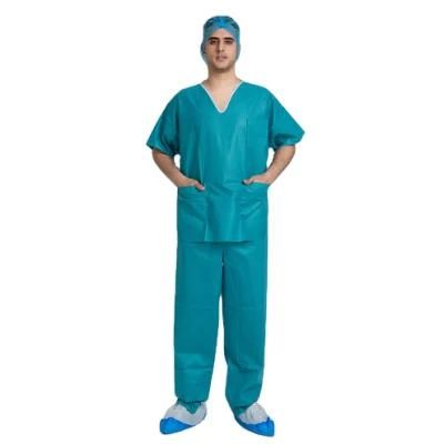 Medical Disposable Patient Gown Short Sleeves Isolation Gown Protective Gownvie