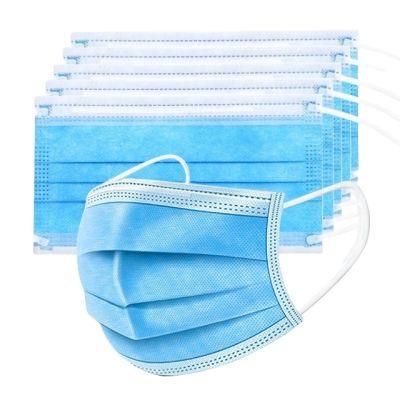 Masker 3ply Non Woven Medical Face Mask Surgical Musk 3 Ply Disposable Facemask En 14683 Surgery Masks