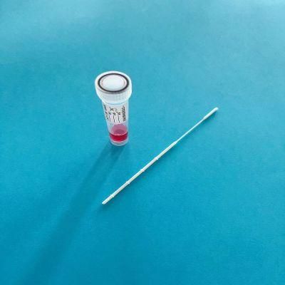 Medical Supply Disposable Sampling Virus Test Nasal Throat Sterile Flocked Swabs with Tube 10ml 3ml