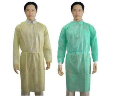 Disposble PP Coated Polypropylene Isolation Gown CE Certificate