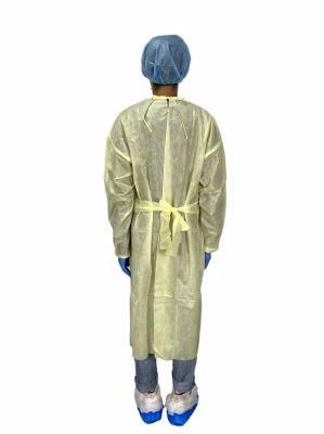 Disposable Pppe Laboratory Coat Medical Surgical Isolation Gown