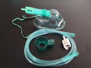 Medical Oxygen Mask with Oxygen Dilator (Transparent, Pediatric Elongated with Tubing)