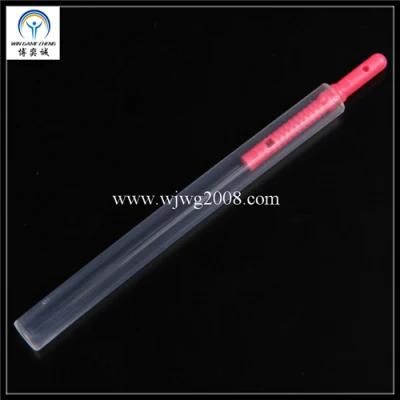 0.16X30mm Red Plastic Handle Needle with Guide Tube