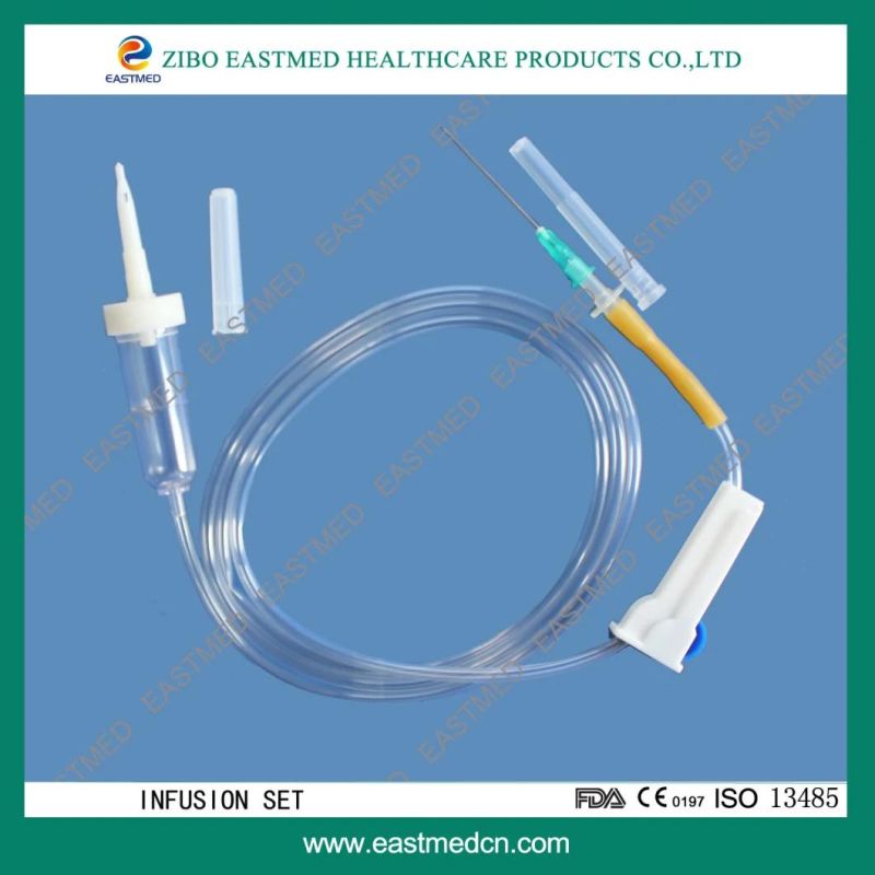 Sterile Infusion Set PE Regulator, Luer Lock, with Needle 21g X 1 1/2