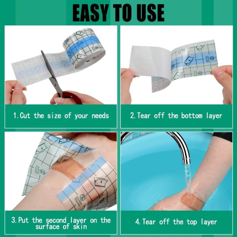 Transparent Stretch Adhesive Bandage Waterproof Bandage Clear Adhesive Bandages