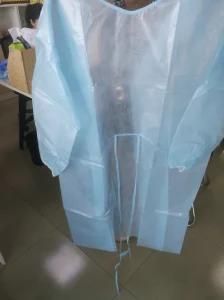 China CPE Isolation Gown Disposable Protective Wear Against Hazardous Dry Dust