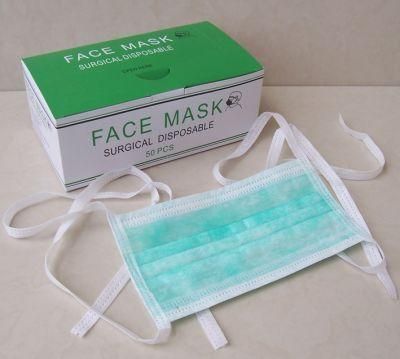 Hot Sale Disposable Medical Mask Type Surigical Face Mask Earloop Protective Face Cover