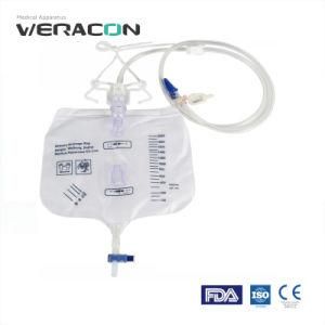 2000ml 2500ml Adult Medical Disposable PVC Urine Bag