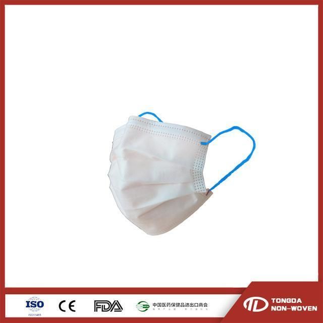 OEM Products Pattern 3 Ply Medical Non-Woven Face Mask with Stamped Logo