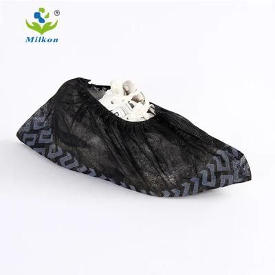 Disposable Non Woven Medical Shoe Cover with T Clips Surgical Shoes Cover for Hospital Antiskid