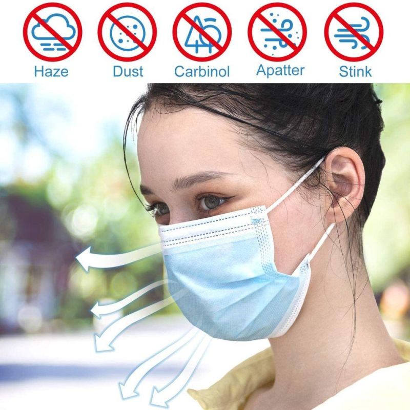 Disposable Surgical Respiratory Medical Mask Type Iir En14683 Face Mask