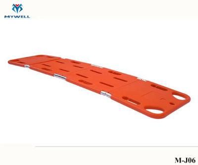 M-J06 Spine Boards Plastic Stretcher with Great Price with Restraint Straps