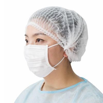 Xiantao Factory Wholesale Disposable Head Cover Medical Surgical Clip Caps for Nurse and Doctor Use