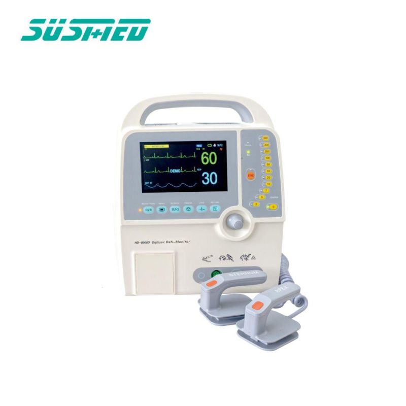 Medical Equipment Portable Monophasic Biphasic Aed Automated External Defibrillator