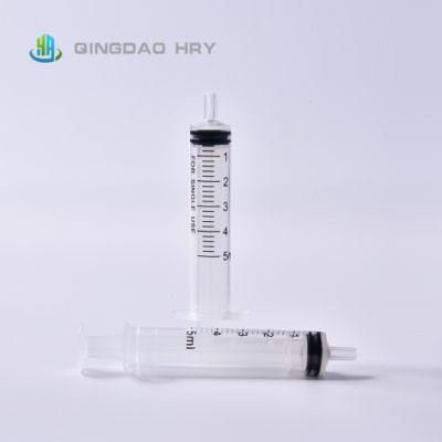 5ml Disposable Syringe Luer Slip Without Needle From Professional Manufacture &amp; Producer with FDA 510K CE&ISO Improved for Vaccine Stock Products