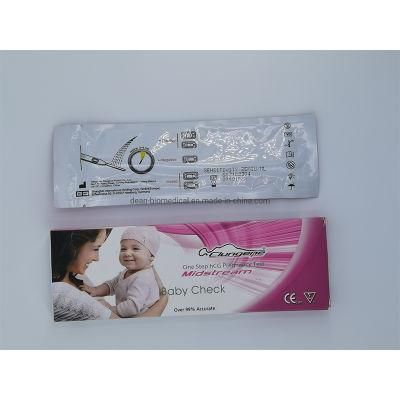 High Accuracy Rate HCG Pregnancy Rapid Test for Pregnancy (strip/cassette/midsteam) Urine and Serum Specimen