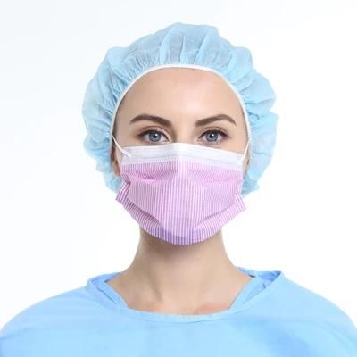 Surgical Disposable Face Mask with Printing Pattern