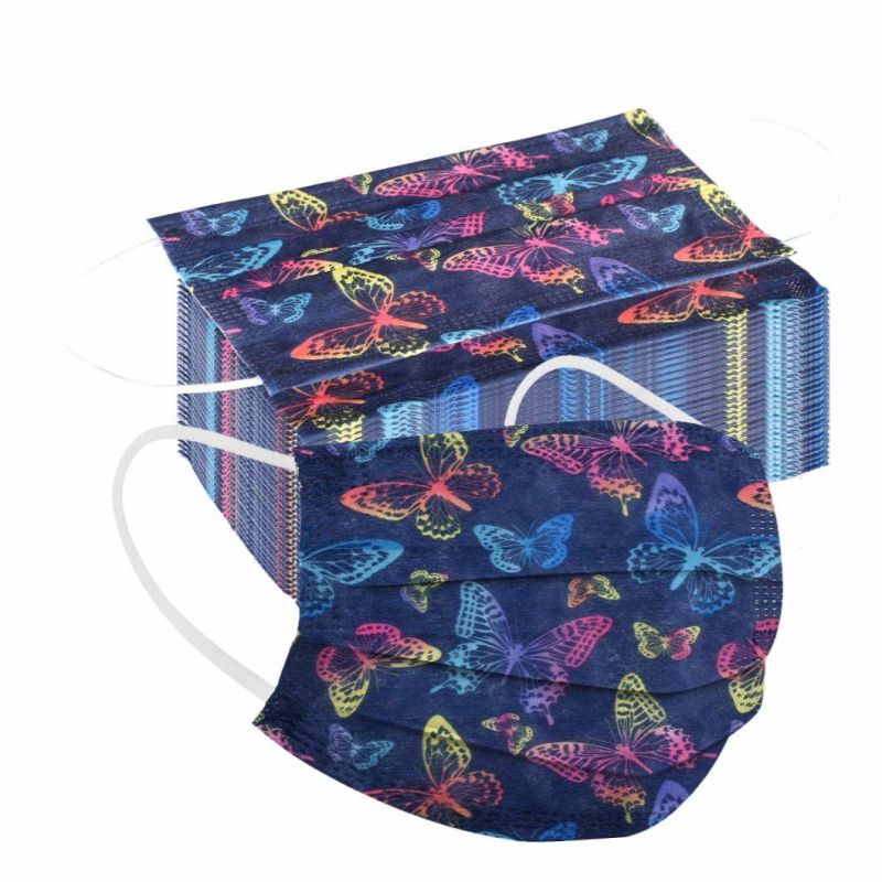 Colorful Printed Stylish Fashion Disposable Face Mask