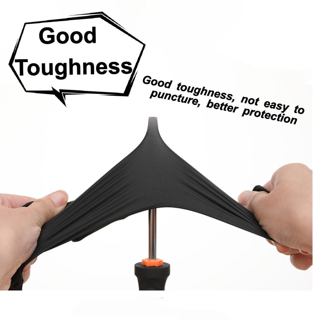 510K En455 Black Color Powder Free Disposable Nitrile Examination Gloves