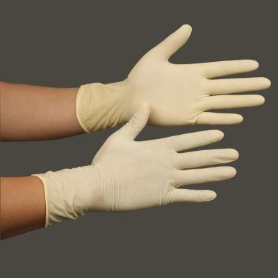100% Natural Latex Disposable Safety Examination Gloves Guantes De Latex