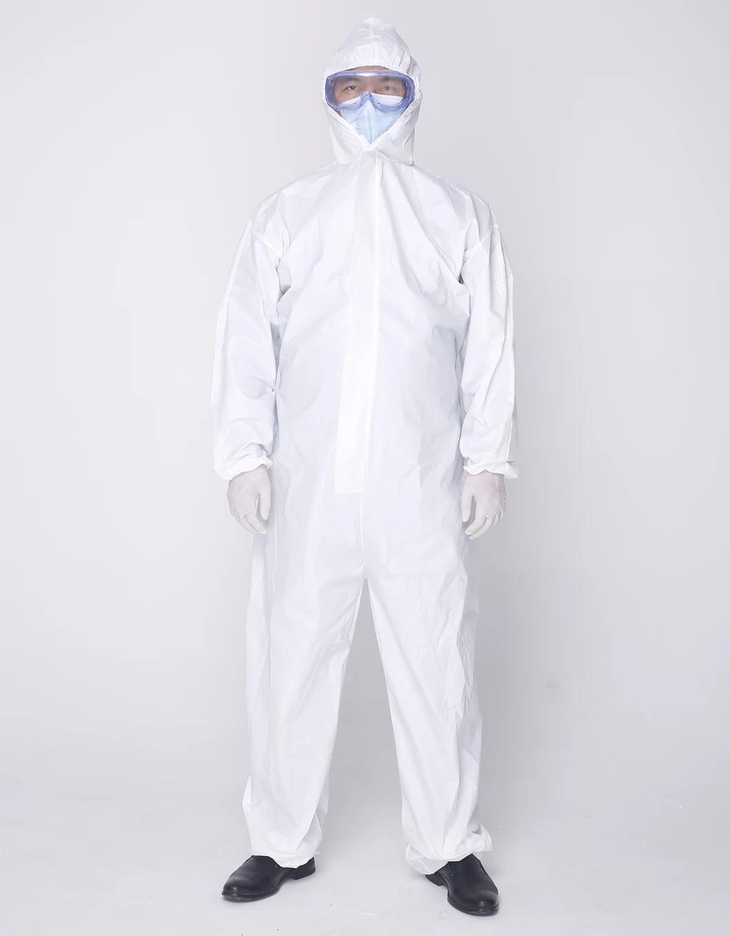Isolation Gown Safety Clothes Sterile Protective Suit Protective Clothing with Shoes Cover
