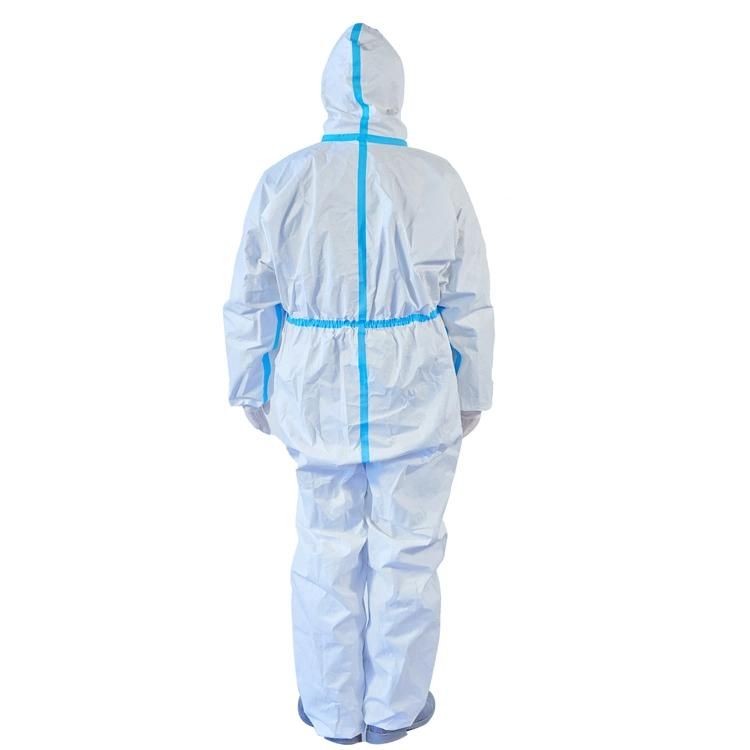 Nonwoven Disposable Protection Suit Protective Clothing Overall